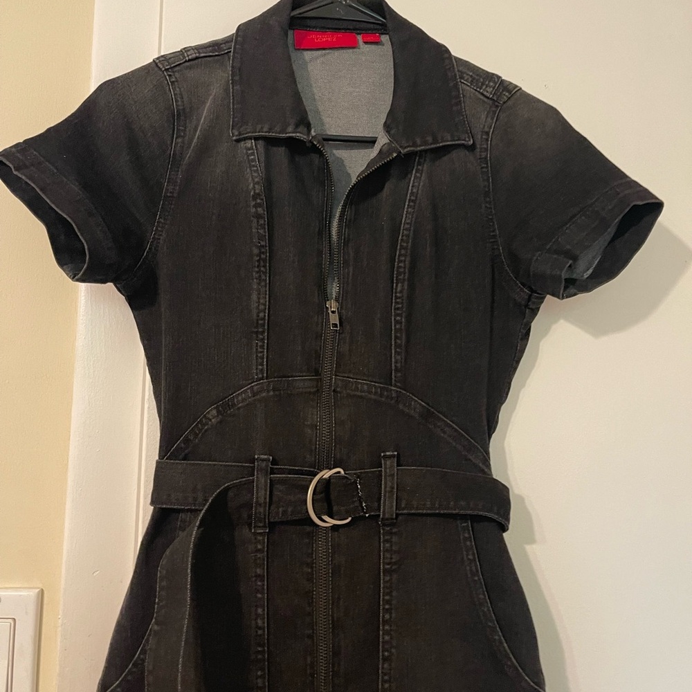 Jennifer Lopez Black Garment with Red Label